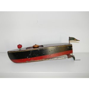 Rennboot mit Gummi Antrieb ca 1930
Hersteller Unbekannt