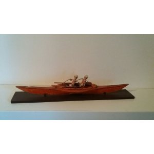 Ruderboot der Firma J.M. Schneider um 1920 aus Mengersgereuth-Hämmern. 